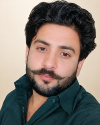 Professional Portrait on Beige Backdrop